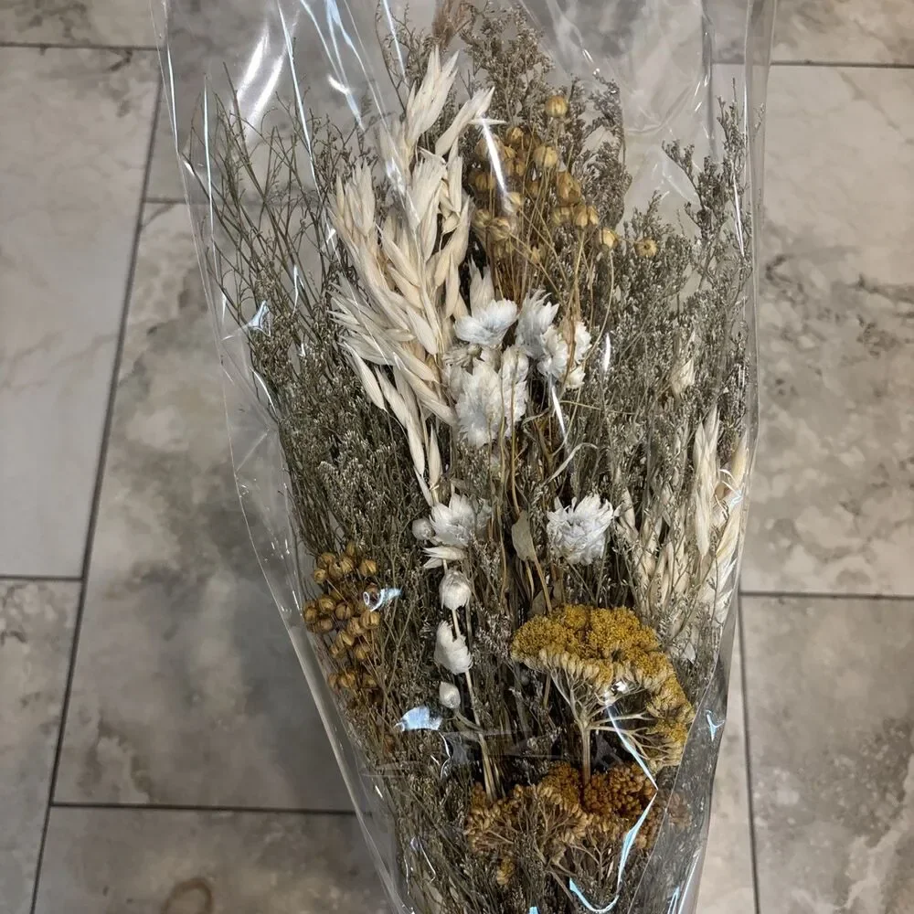 Hearth & Hand with Magnolia Preserved Flower & Grass Bundle 25” Tall (Set of 2)